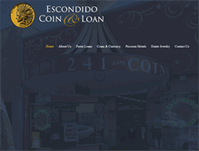 Tablet Screenshot of escondidocoin.com